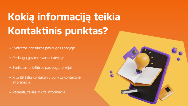 Kokią informaciją teikia Kontaktinis punktas?