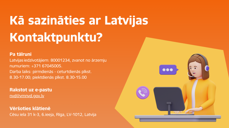 Kā sazināties ar Latvijas Kontaktpunktu? 