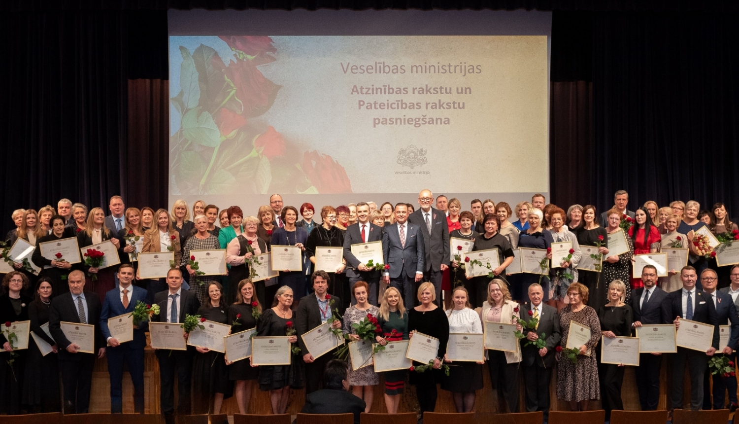 Veselības nozares profesionāļu godināšanas pasākums